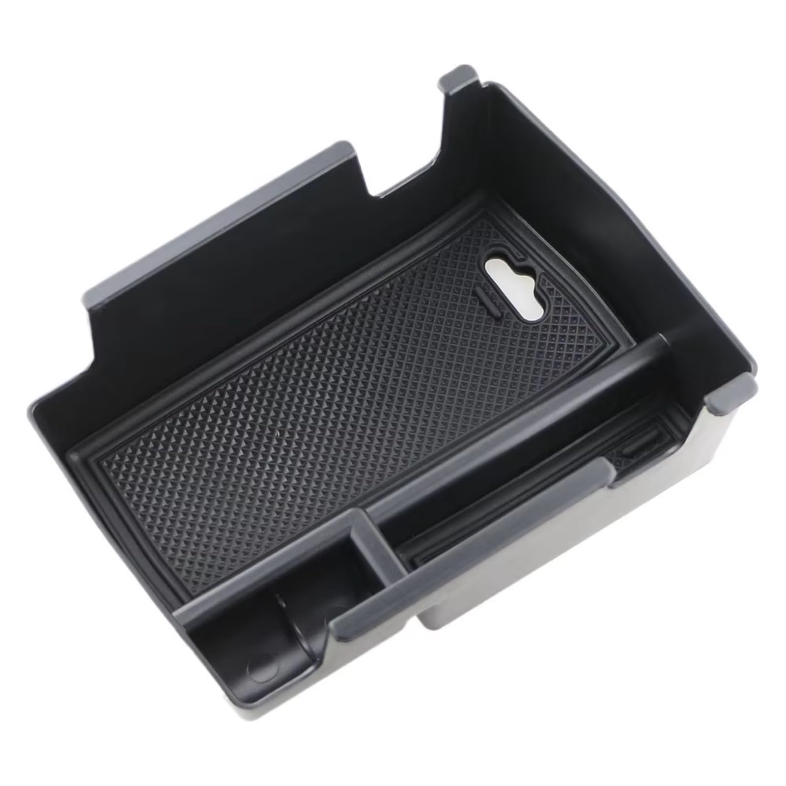 TKIYESA Vehicle Armrest Tray Compatible With Jeep For Compass 2021-2025 1 Pcs Center Console Organizer Tray ABS Storage Box Central Console Layer Box