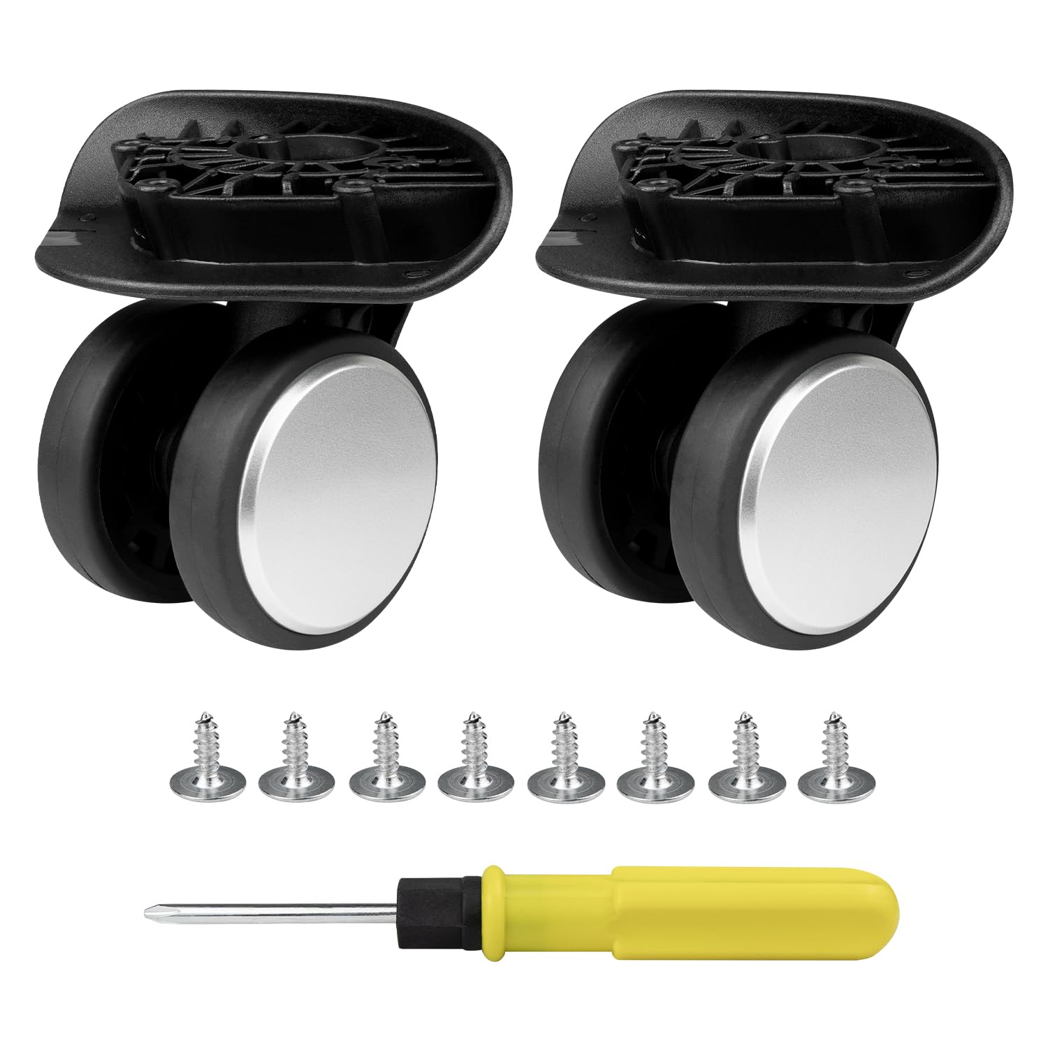 Wheels Replacement Kit for Samsonite Freeform Hardside Carry On Suitcase Luggage 2 Pack
