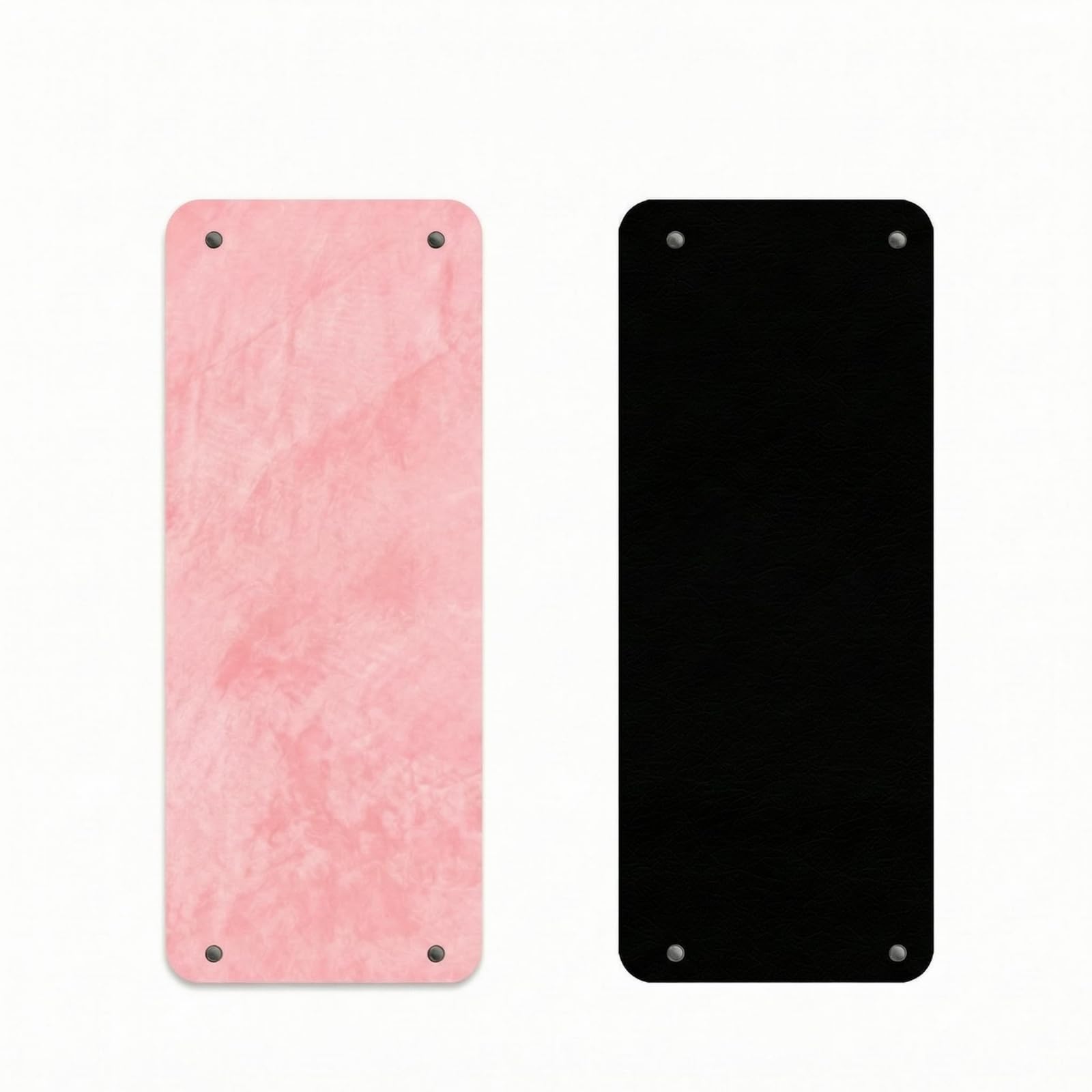 BNF® Rounded Corners Clip-on Exercise Mat Sweat Absorbing Exercise Towel Mat PVC Exercise Gear Easy Cleaning, Pink-image-12