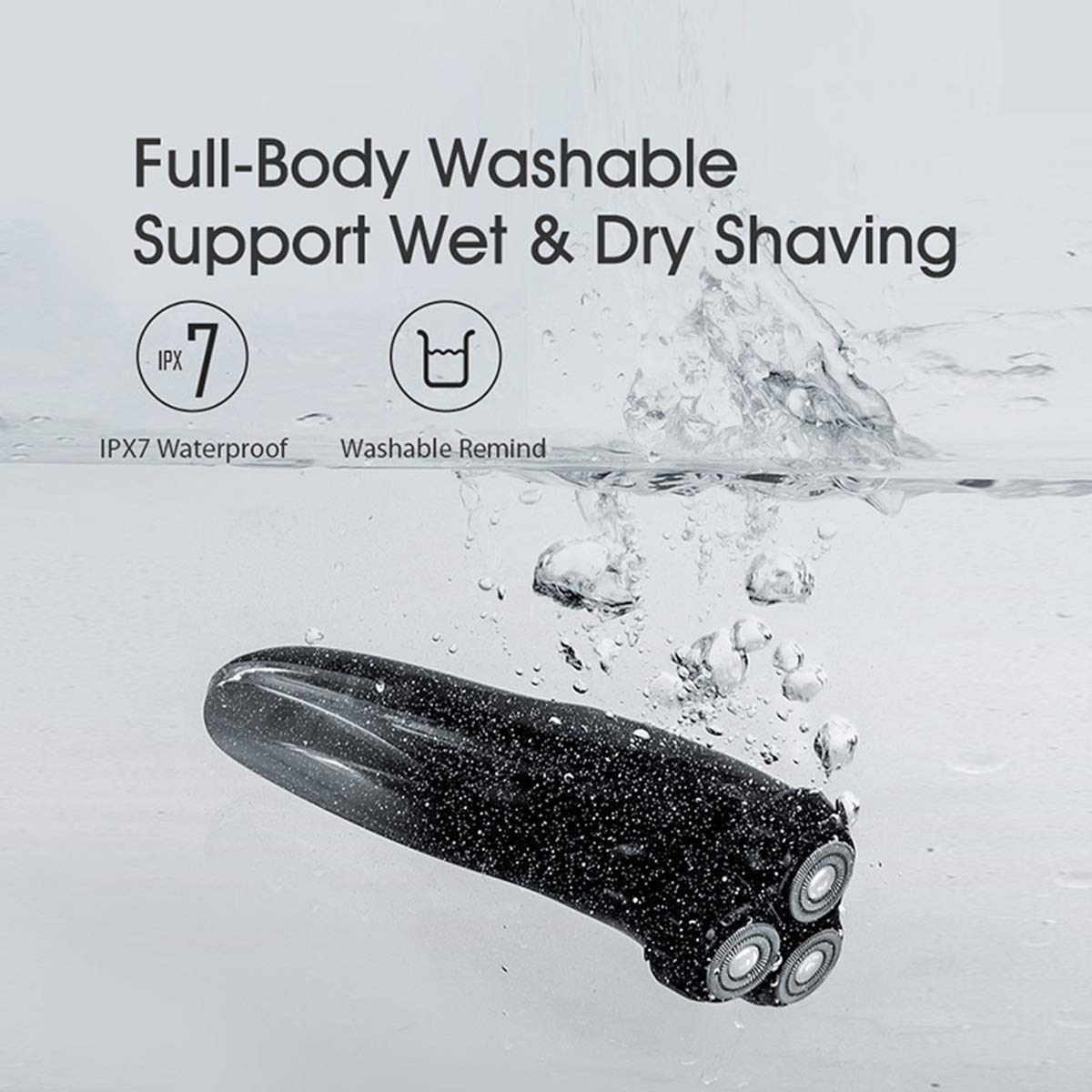 ENCHEN BLACKSTONE 3 full-body washable and wet/dry shaving