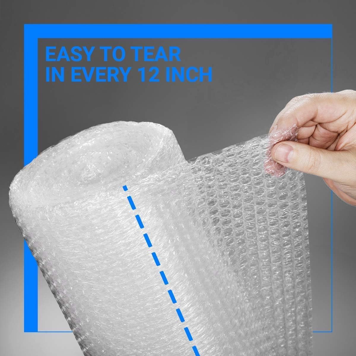 Photo 1 of Bubble Cushioning Wrap Pacific Mailer 5/16 Inch x 17 Inch x 72Feet Total [2 Rolls of 36 Feet] Bubble Cushioning Wrap for Packing Moving Supplies Perforated Every 12"