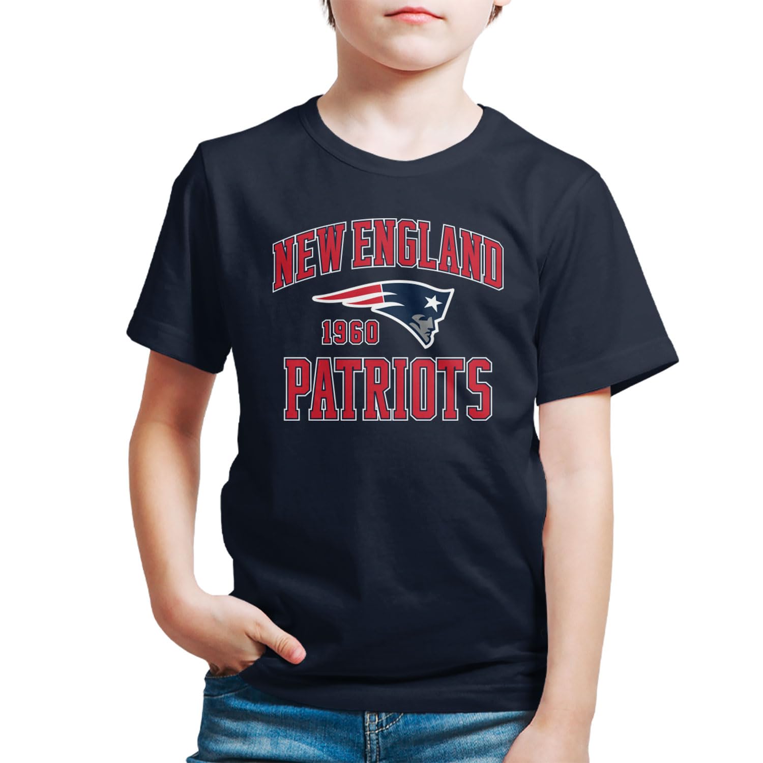 Hybrid SportsNFL - Established - Officially Licensed Kids Short Sleeve Fan Tee for Boys and Girls