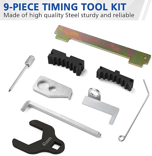 Miniatura 2 de BETOOLL Kit de herramientas de sincronización de bloqueo del árbol de levas del motor con llave de bomba de agua compatible con Chevry Cruze Aveo