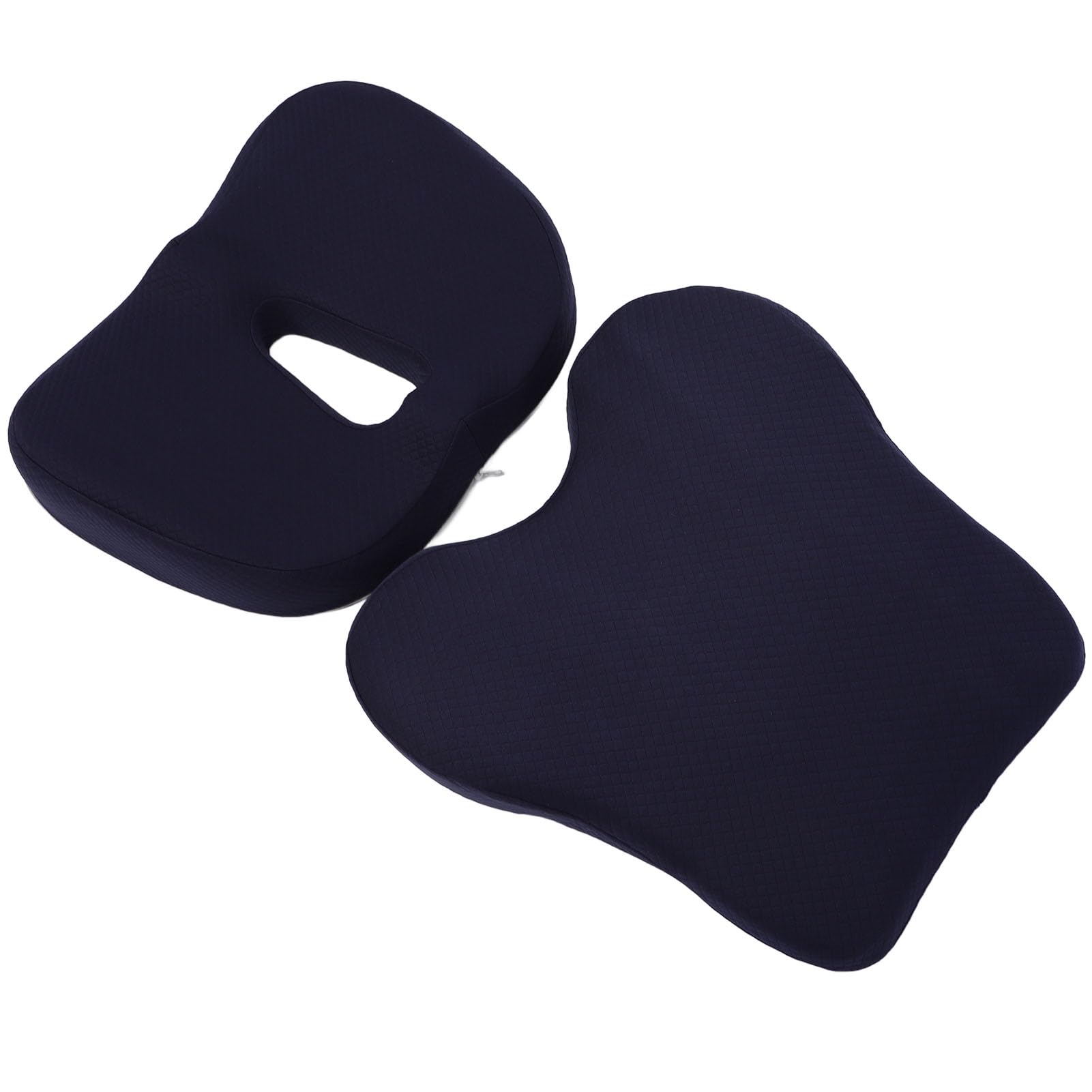Cuscino Sedile con Supporto Lombare, Memory Foam Regolabile per