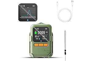 3-in-1 Portable Rechargable Vape Carbon Monoxide Detector Air Quality Monitor Smoke Detector