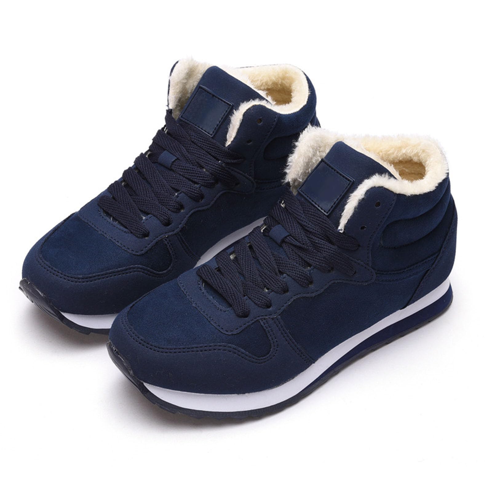 Donna Impermeabile Stivali Trekking Scarponcini Morbidi Casual Scarpe Sportive Outdoor da Neve Invernali Foderato Caldo