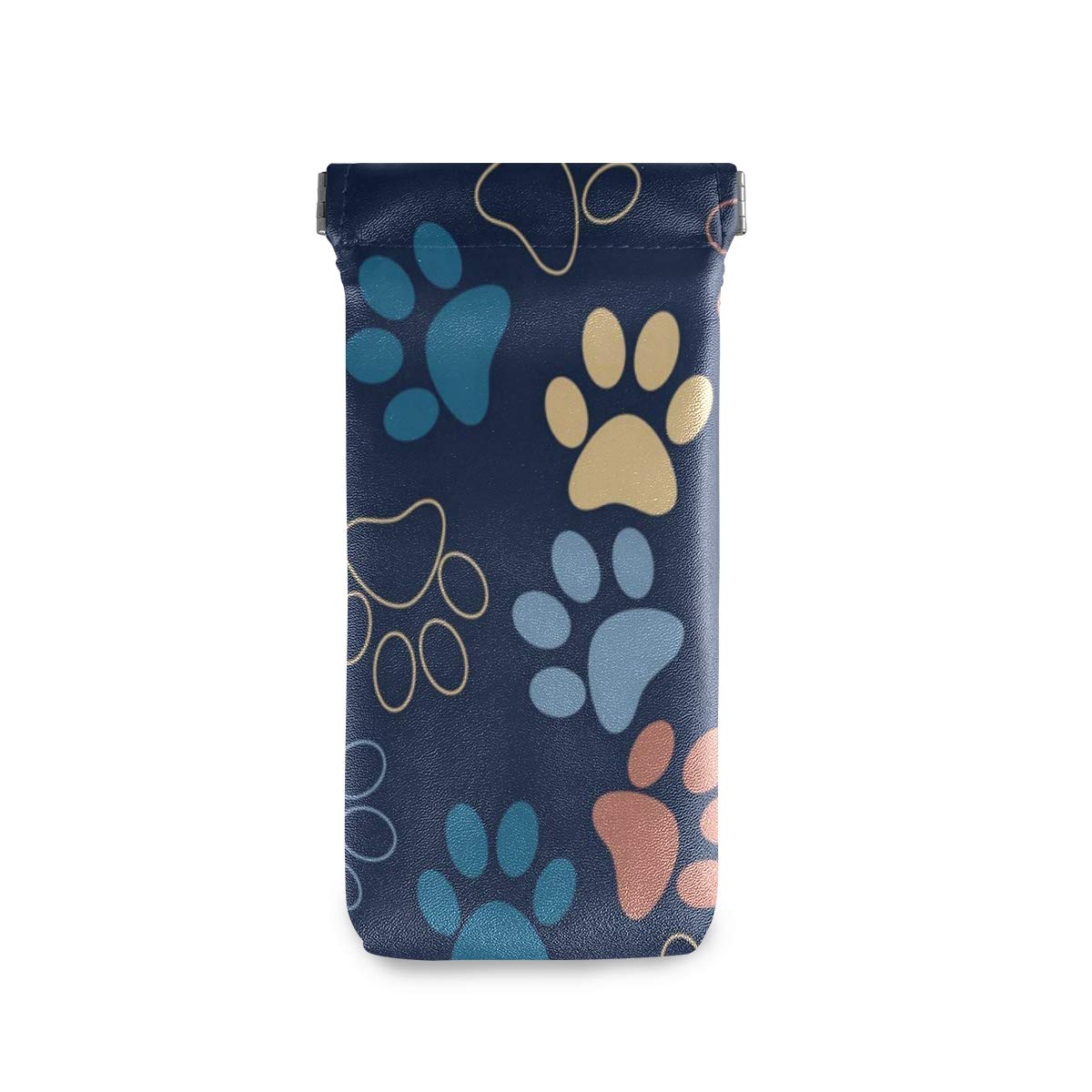 Soft Anti-Scratch Glasses Case Cute Cartoon Sheep Portable Squeeze Top Leather Eyeglasses Pouch Sunglasses Bag