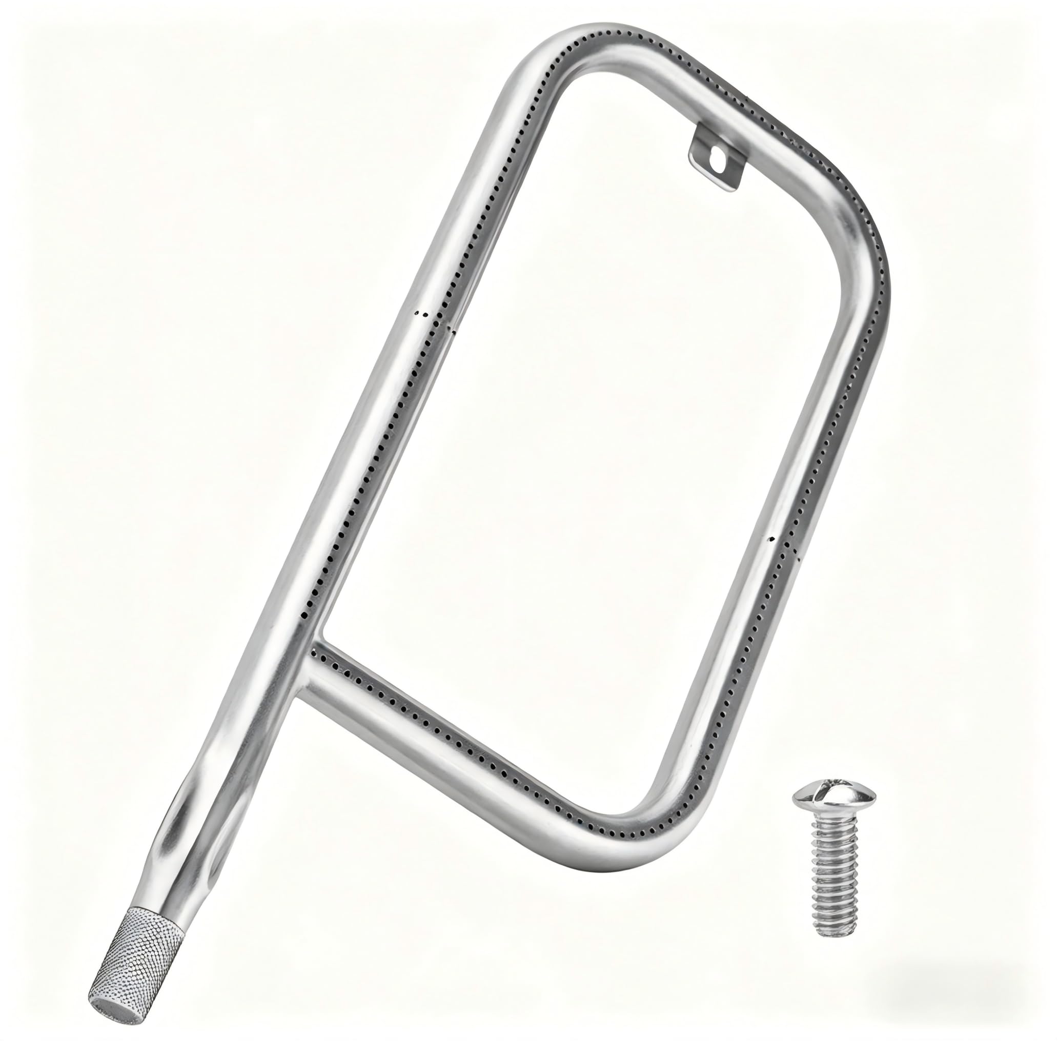 41862 Grill Burner Tube Replacement for Weber Q200 Q220 Q2000 Q2200 Gas Grill, 52CM Burner Pipe Spare Parts for Weber Q200 Q2000 Series, 304 Stainless Steel Burner Tube Part 69956 60041 396000