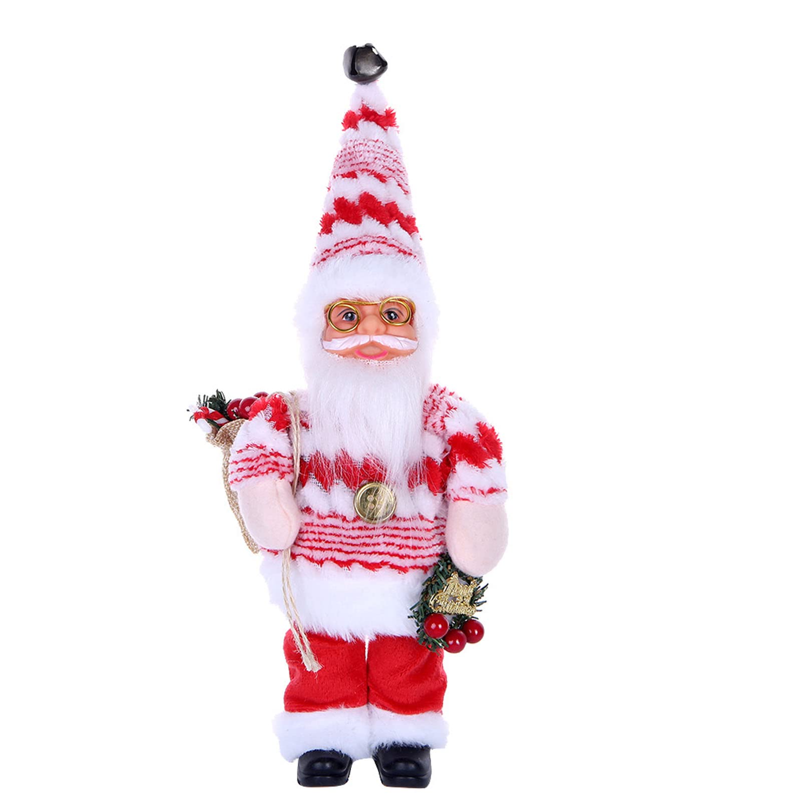 Buxuaaaa Red Gift Christmas Santa Doll Decorative Desktop Santa Figure Figurine Ornament Christmas Decor Home Doll Ornament Decorations Ornaments For Tree Figurine Toy