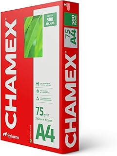 Chamex - Papel Sulfite, A4, 75g, 500 folhas