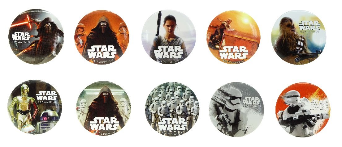 Amazon | スター・ウォーズ -フォースの覚醒- 缶バッジ