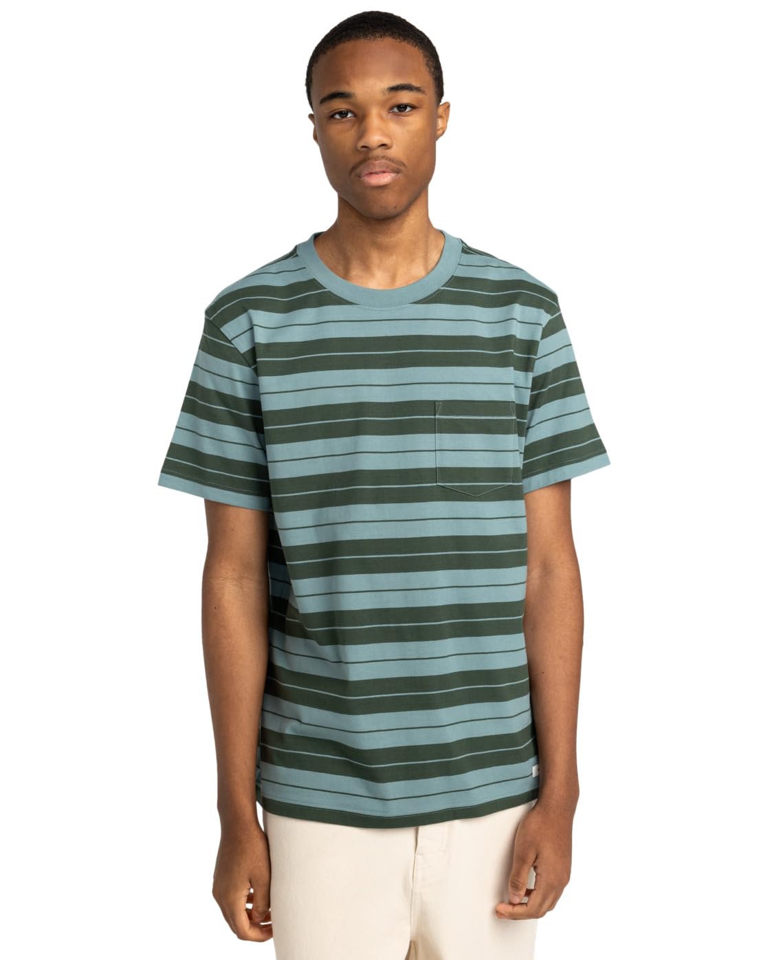 Element Icon - Short Sleeves Pocket T-Shirt - Men - Blue.