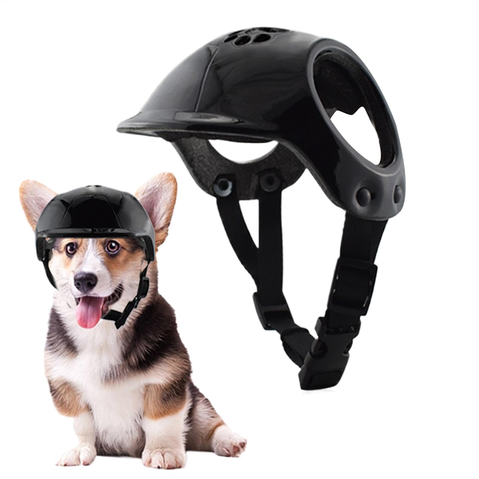 Dog Motorcycle Helmet Adjustable EVA Lightweight Buffer Protection