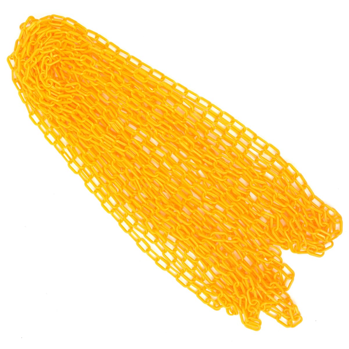 NAMOARLY Isolation Chain Barrier Chain Links Link Chain Prop Decorative Security Chain Safety Chain for Crowd Control Dividers Chain Parking Barrier Chain Barricade Chain Yellow Plastic