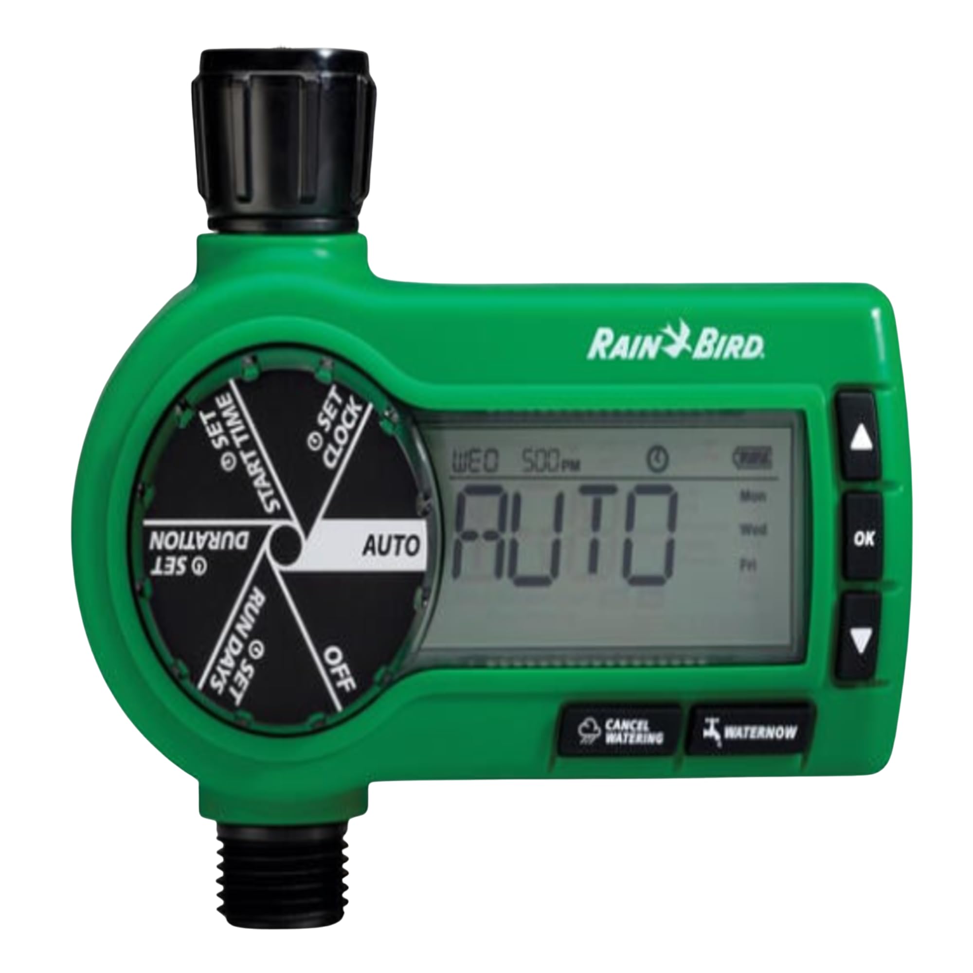 Rain Bird 1ZEHTMR Electronic Digital Hose End Timer Automatic Garden Watering Timer with LCD Display Battery Operated Hose Faucet Irrigation Controler Programmable Lawn Garden Drip Sprinkler-image-25
