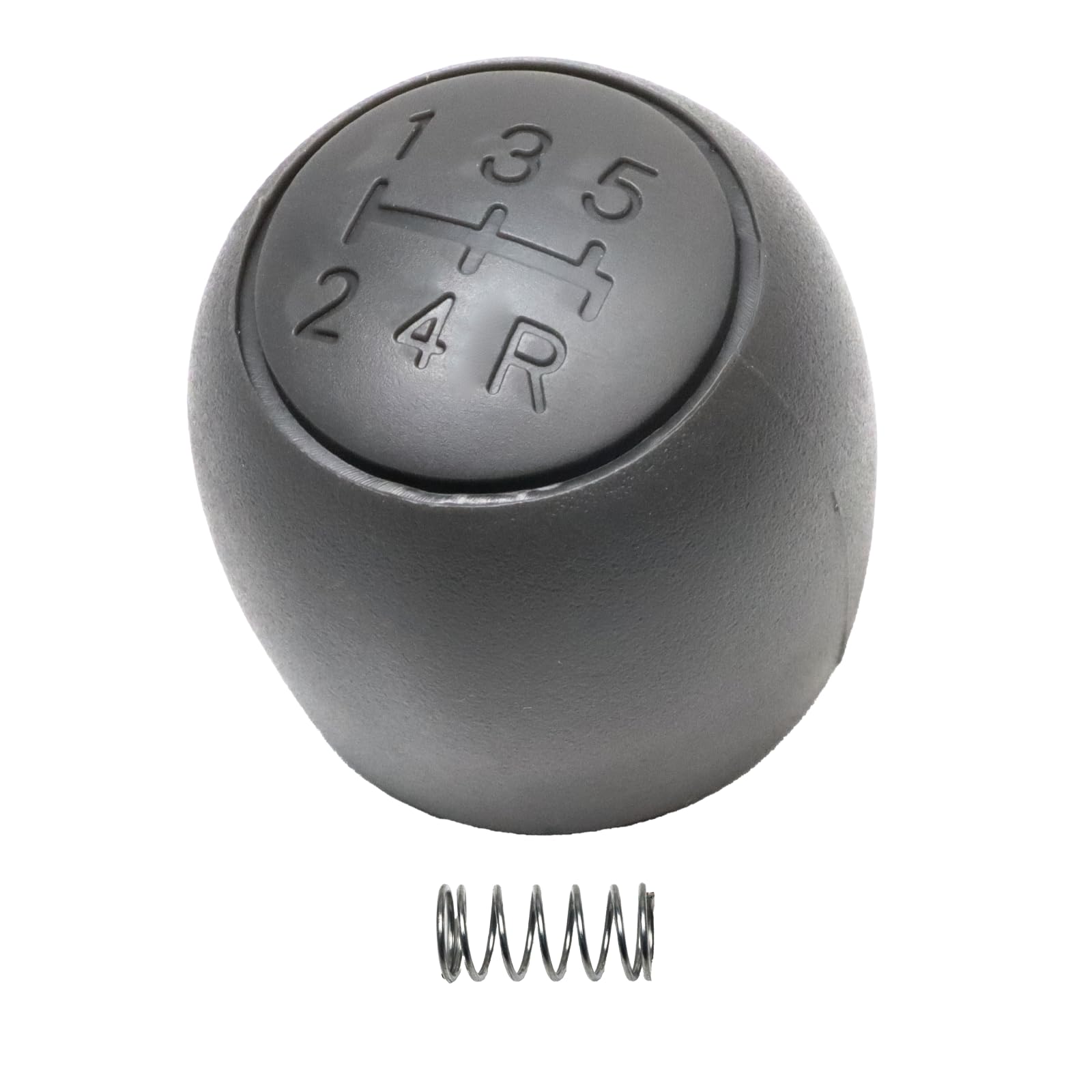 Luotahric 5 Speed Manual Transmission Shift Knob with Reverse Return Spring Compatible with Fi-at Panda 169 (2003-2012) Fi-at 500 500C (2007-2013)