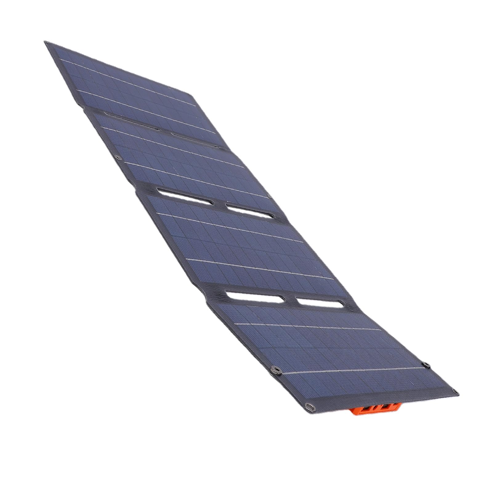 Fockety Panneau Solaire Portable, Panneau Solaire Pliant 12 V 5 V à Rapide 80 W Double Sortie USB Chargeur Solaire Pliable Monocristallin pour Le Camping Pêche en Camping-Car