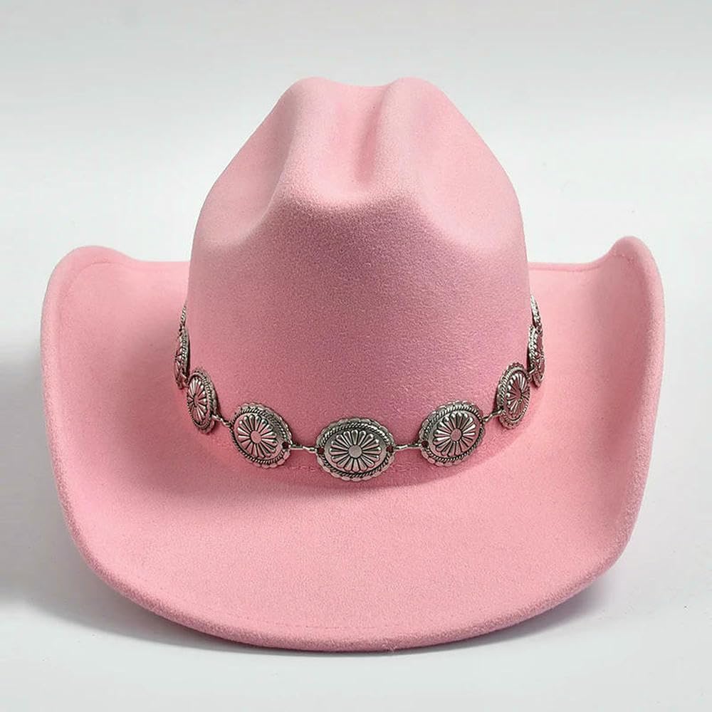 JCVBN Cappello da cowboy occidentale per foto da donna cappelli da cowgirl jazz cappelli da festa cappello da uomo