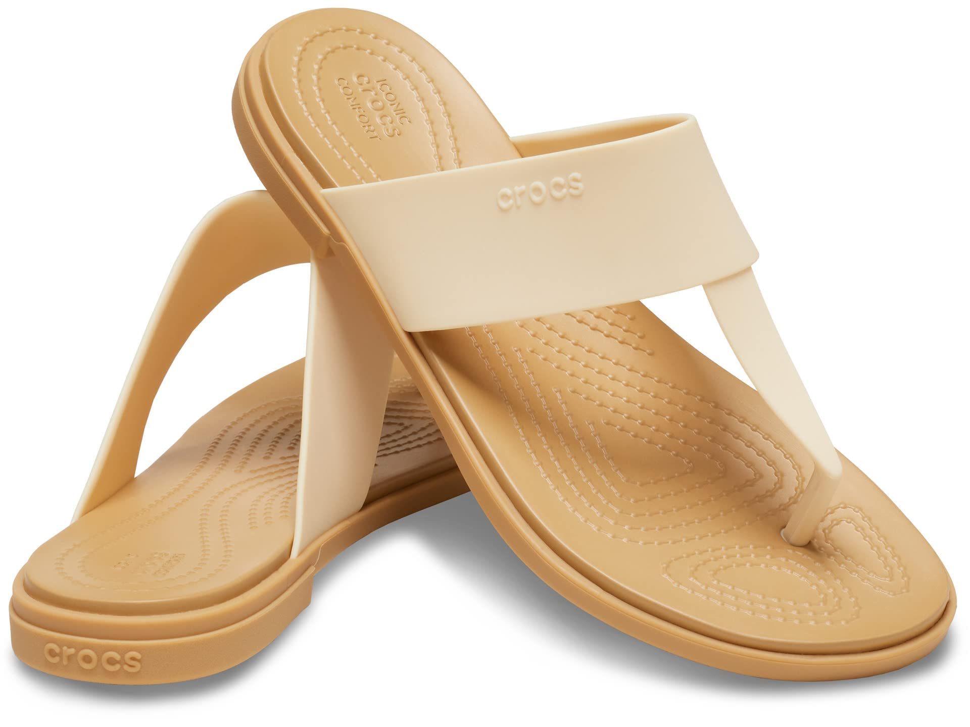 crocs Womens Tulum Flip Flop Vanilla Flip Flop-Flop - 4 Uk (W6) (206752-108), Multicolor (B0BF7LYMM5) Amazon Price History, Amazon Price Tracker