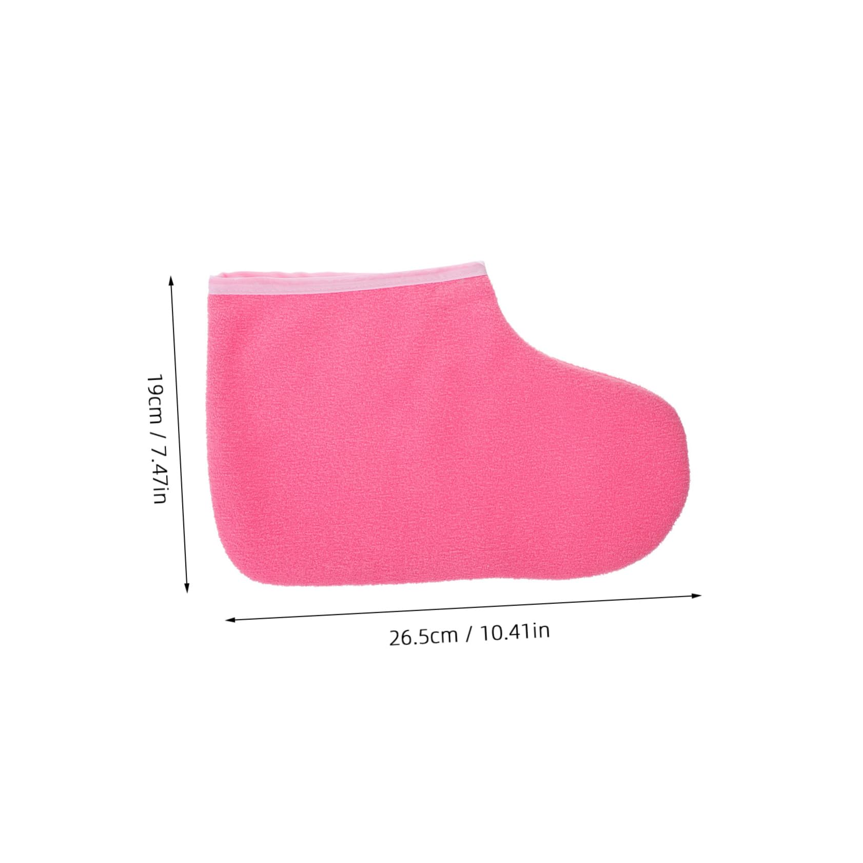 OSOLADY Foot Wax Paraffin Bath Liners Soft Spa Booties for Foot Treatment Reusable Foot