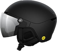 POC Obex Visor Ski Helmet: Frameless Integrated Visor, MIPS Protection, Glasses Compatible, Clarity Lens