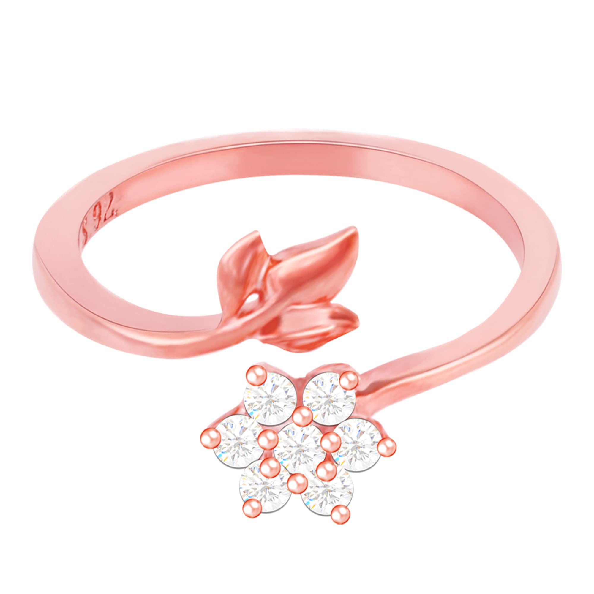 GIVA 925 Silver Rose Gold Floral Glory Ring, Adjustable | Gifts for Women and Girls | With Certificate of Authenticity and 925 Stamp | 6 Month Warranty* (B0BBW72L6Z) Amazon Price History, Amazon Price Tracker