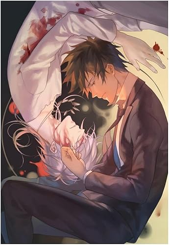 Stay Out Your Lane Psycho-Pass Kogami & Makishima Rivalry Art Cyberpunk Weeb Decor Poster 18x24 Poster