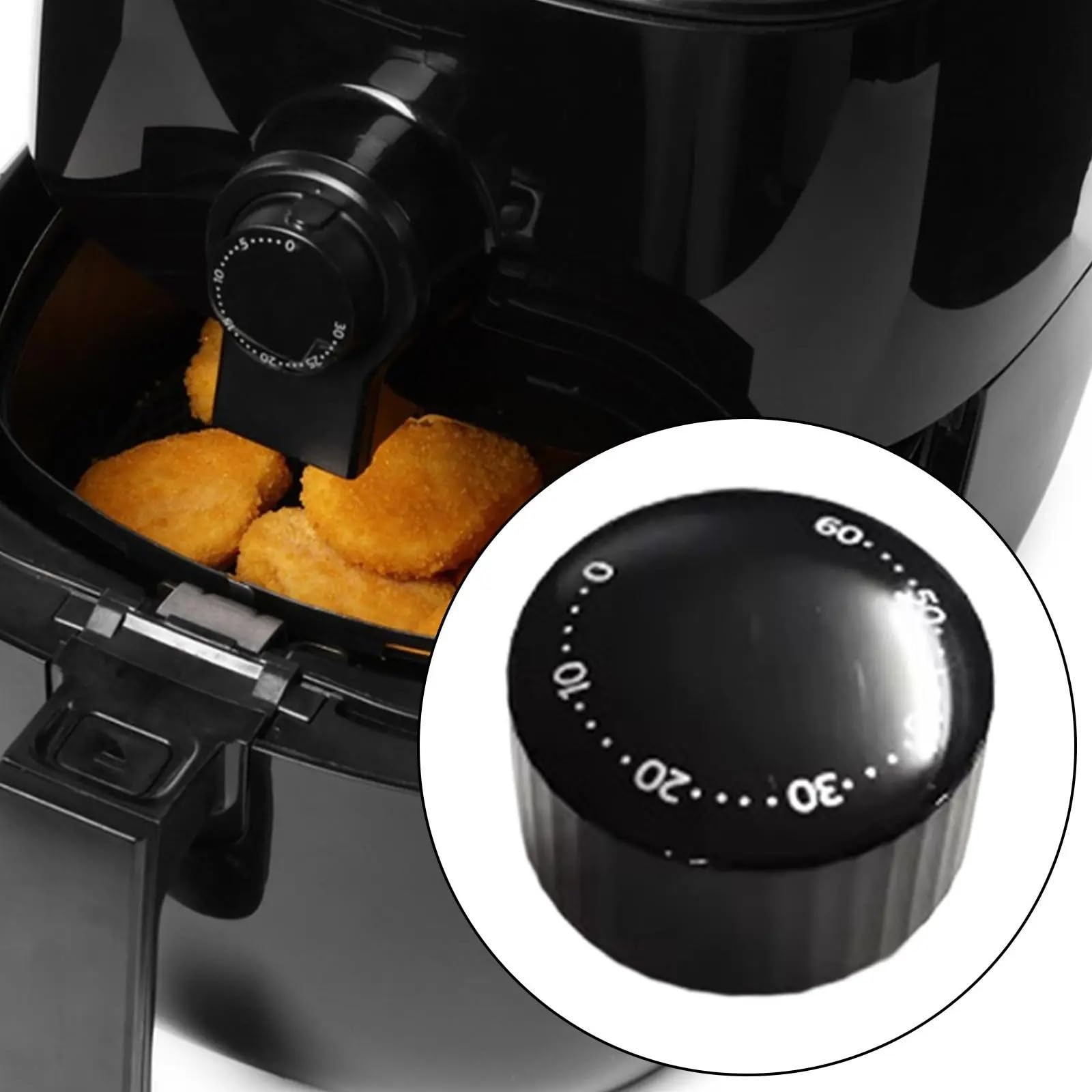 Genérico Compatible con Perilla de Temporizador de freidora de Aire HD9200, Accesorio de Repuesto Ligero for electrodomésticos de Cocina