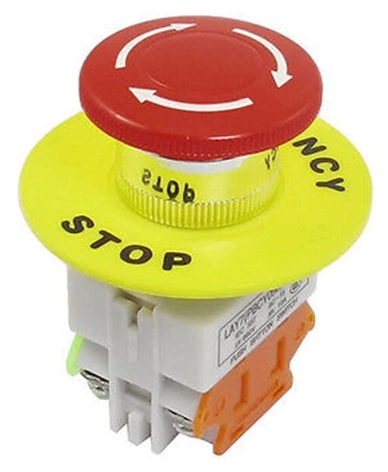 Bouton poussoir d'arrêt d'urgence SCHIK rouge 1NO 1NC pour armoire électrique AC 660V