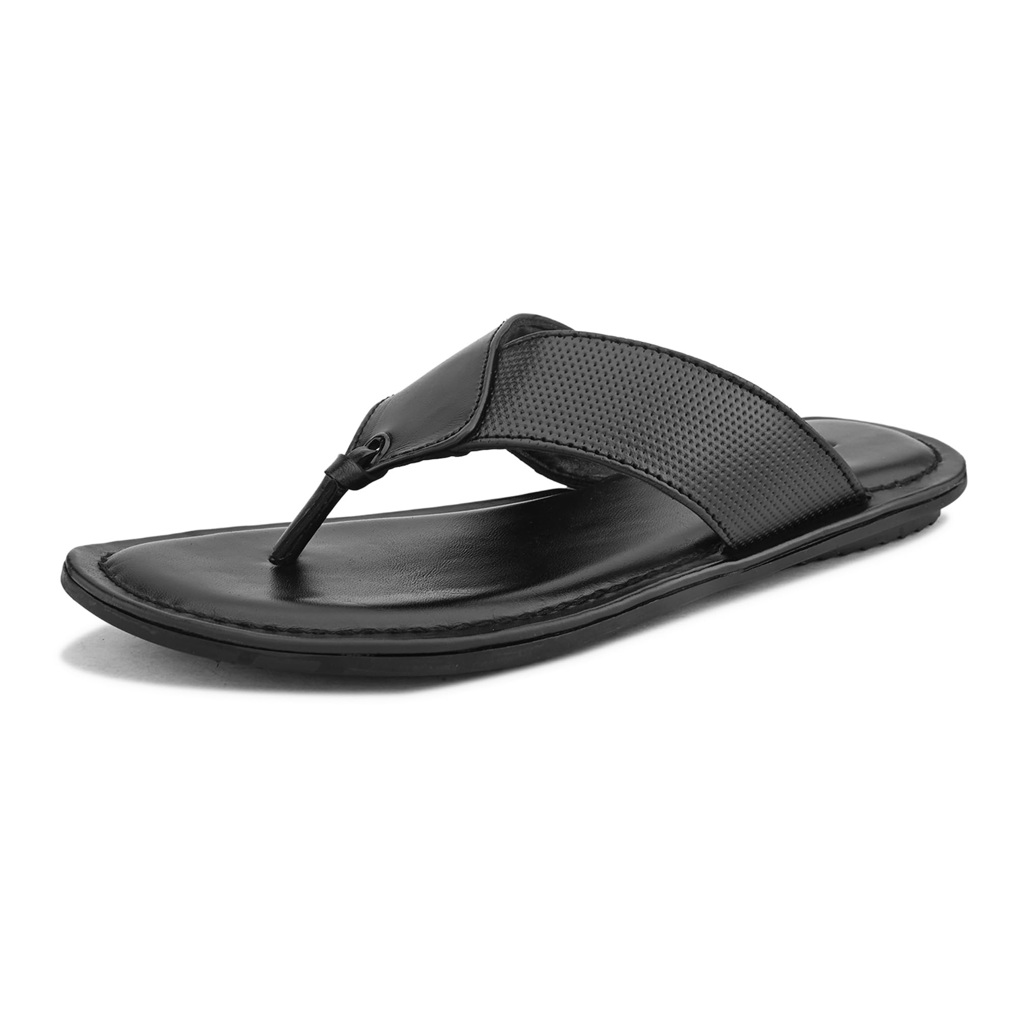 blue leather by centrino Sandal for Men | Grip Insole for Stability | Traditional Look with Leather made | Comfortable Casual look sandal for Men's (4044)-picture-53