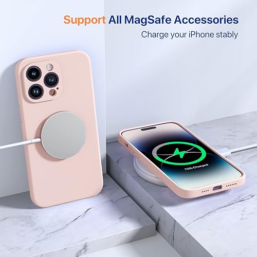 Miniatura 1392 de Miracase - Funda diseñada para iPhone 11 con protector de pantalla, funda de goma de silicona líquida, protección total contra caídas y a prueba