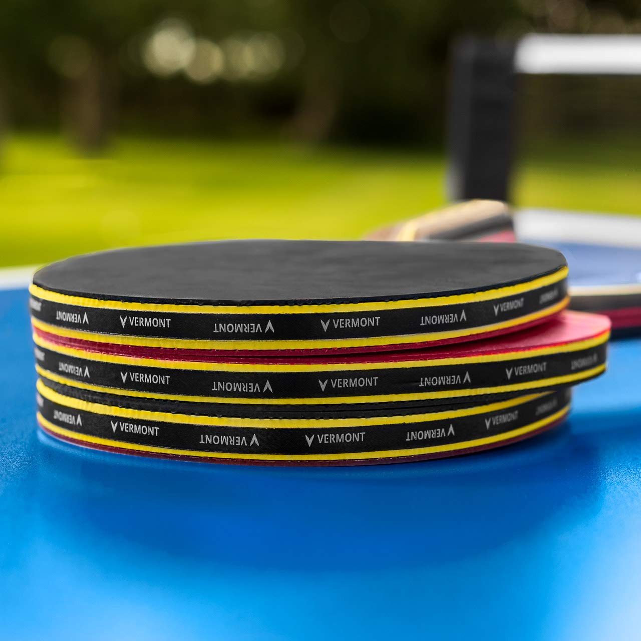 Vermont Tischtennisschläger Set | Dieses Tischtennis Set ist perfekt für Anfänger, Amateure & Profi Spieler (Tischtennisschläger Pro (Profi))