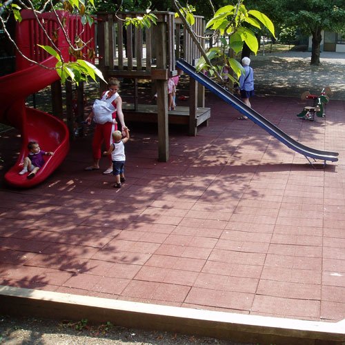 image for KIDWISE PlayFall Playground Safety Surfacing Green Package of 5-2' x 2