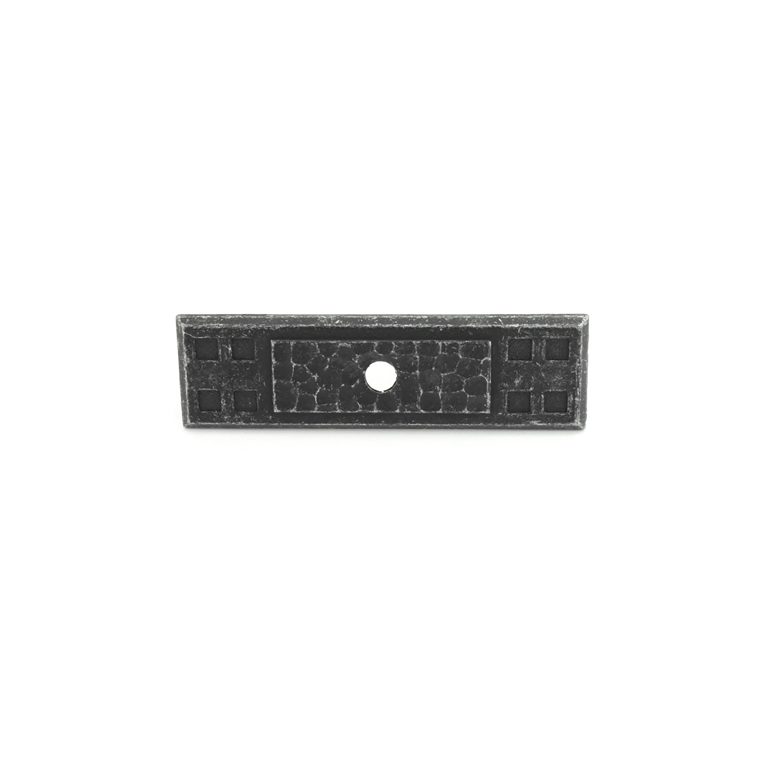 Bouton de plaque arrière 8,9 cm Hickory Hardware étain