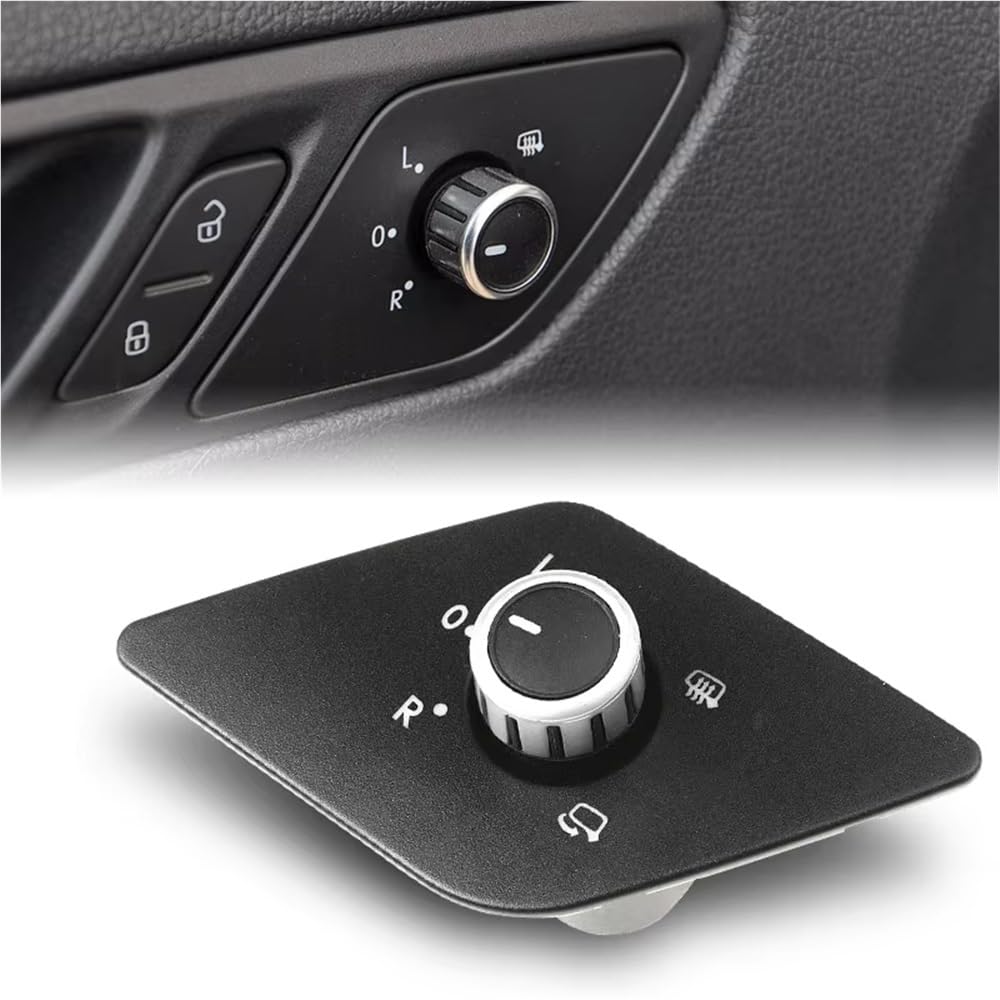 Car Mirror Switch for VW for Jetta MK6 VI 2011-2016 10Pin Exterior Side Mirror Control Adjustment Switch Knob 5C7959565J