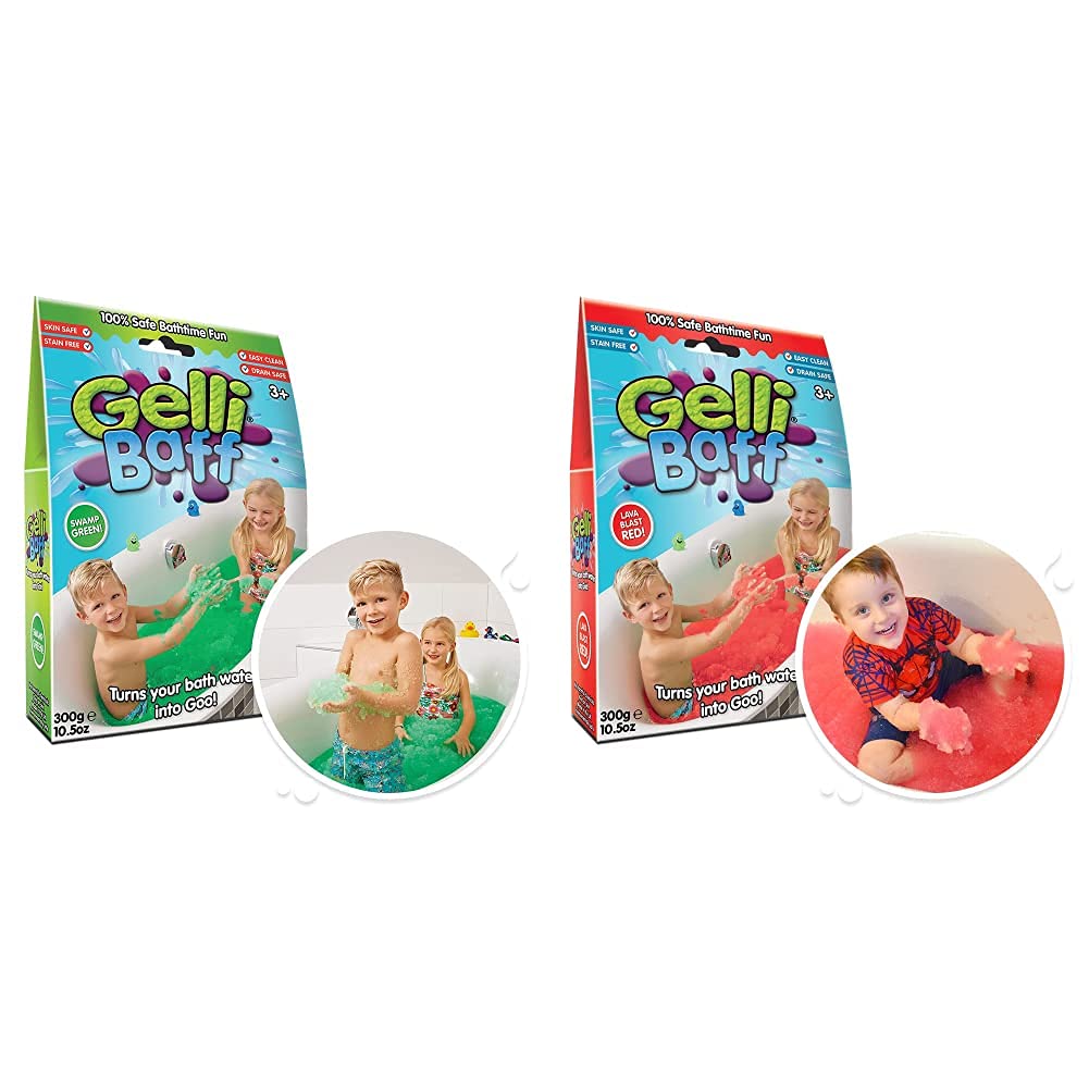 Zimpli Kids Pack 12 Baffes - 4 Gelli, 2 Slime, 6 Crackle - Jouet Bain Sensoriel - Cadeau Enfant
