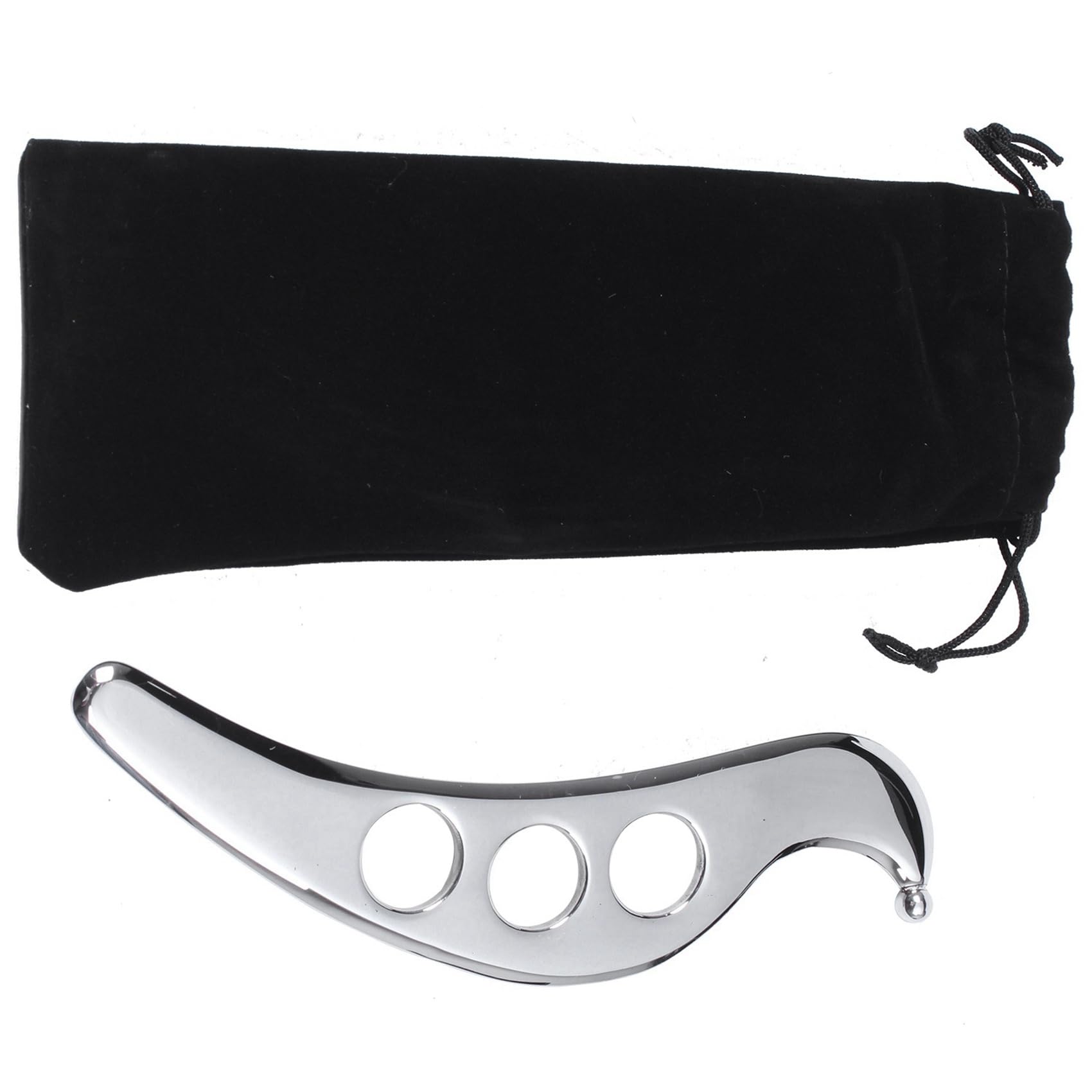 rieder 6X Inoxidable Acero Gua Sha Guasha Placa Masajeador Herramienta Rascador Terapia Física Músculo Suelto Meridiano Masajeador Máquina Spa Board Tool