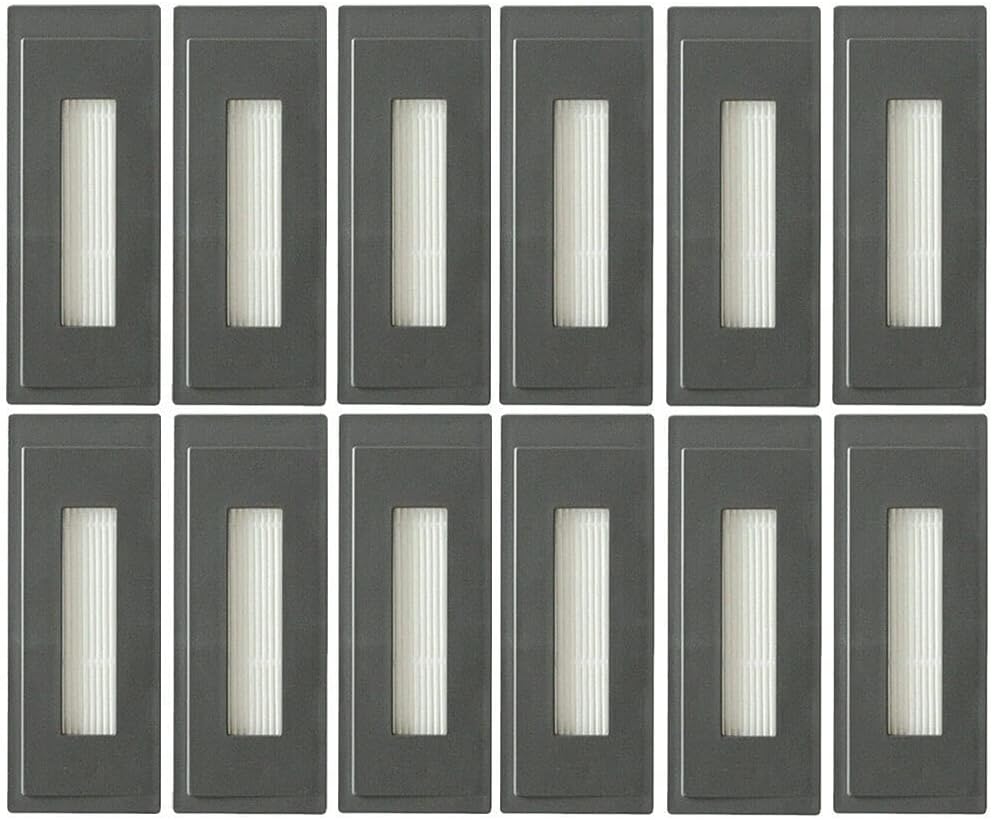 Brush Filter Roller Replacement Parts For Eco-vacs Dee-bot OZMO 930 Robot Vacuum (12* HEPA Filter)