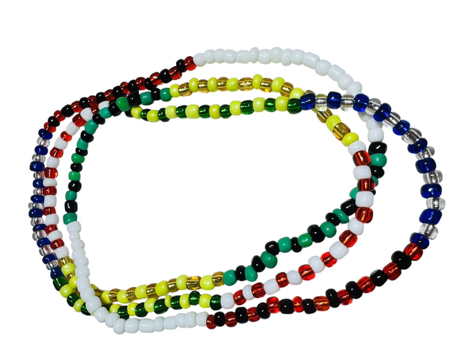Collar Eleke de las Siete Potencias Africanas – Religión yoruba (santería) – Protección, suerte y prosperidad – Hecho a mano | Yoruba Creations