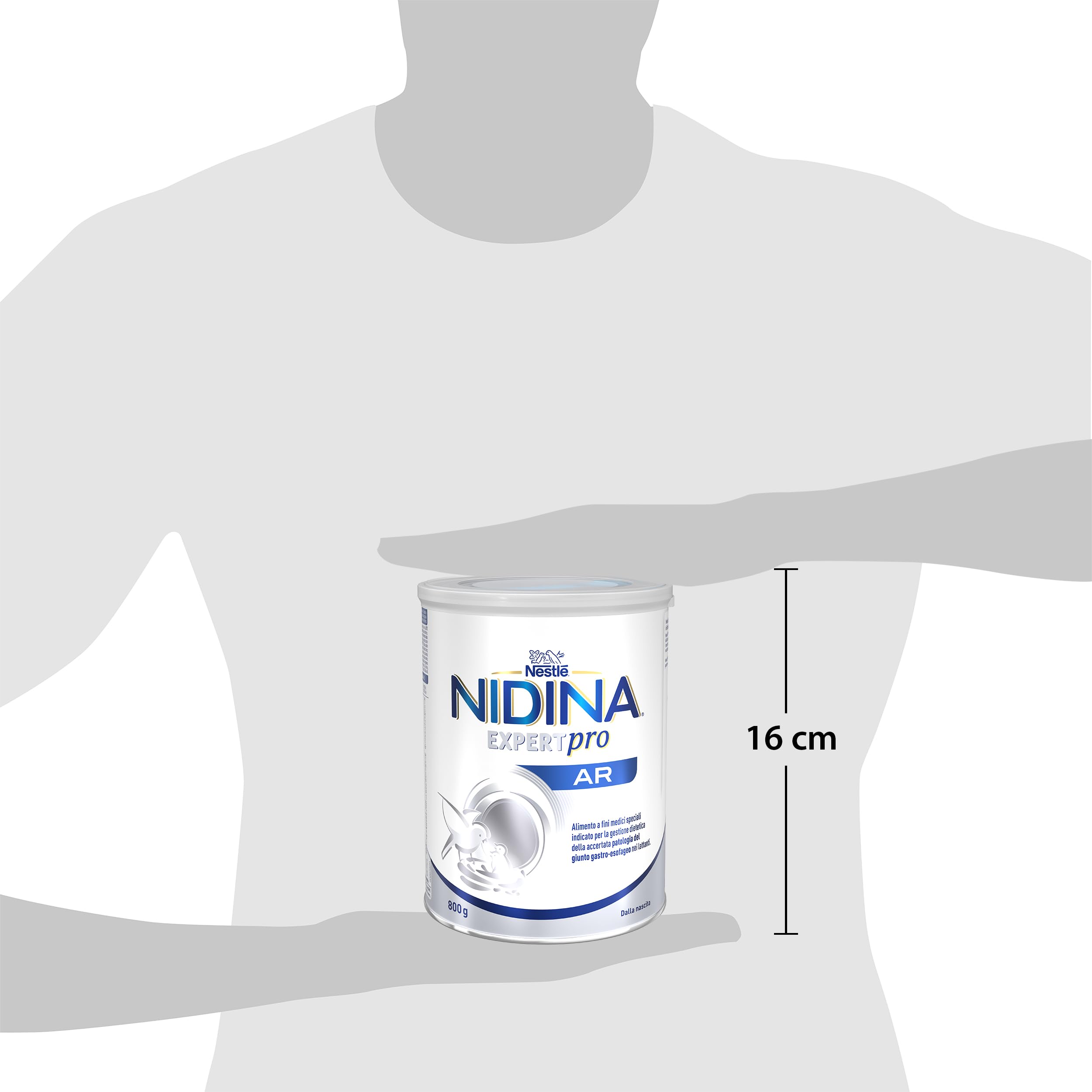 NIDINA EXPERT Pro AR Alimento a fini Medici Speciali in polvere, Latta 800g