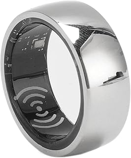 Zopsc Smart Ring Health, Fitness Ring, Sleep Monitor, Heart Rate, IP68 with App for JSRing, for Android for iOS. (Inner Diameter 21.5mm)