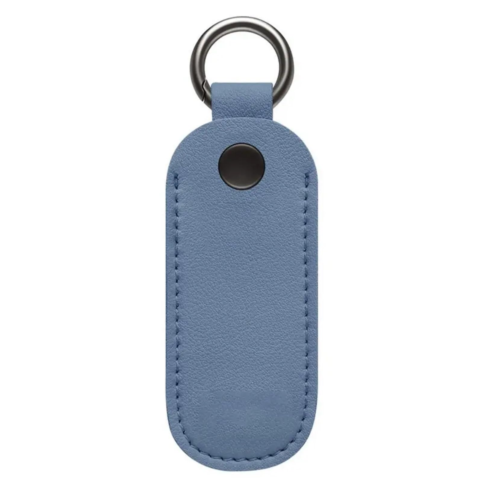 Fundas protectoras de cuero para USB y pendrive en azul océano pack de 10 unidades 8