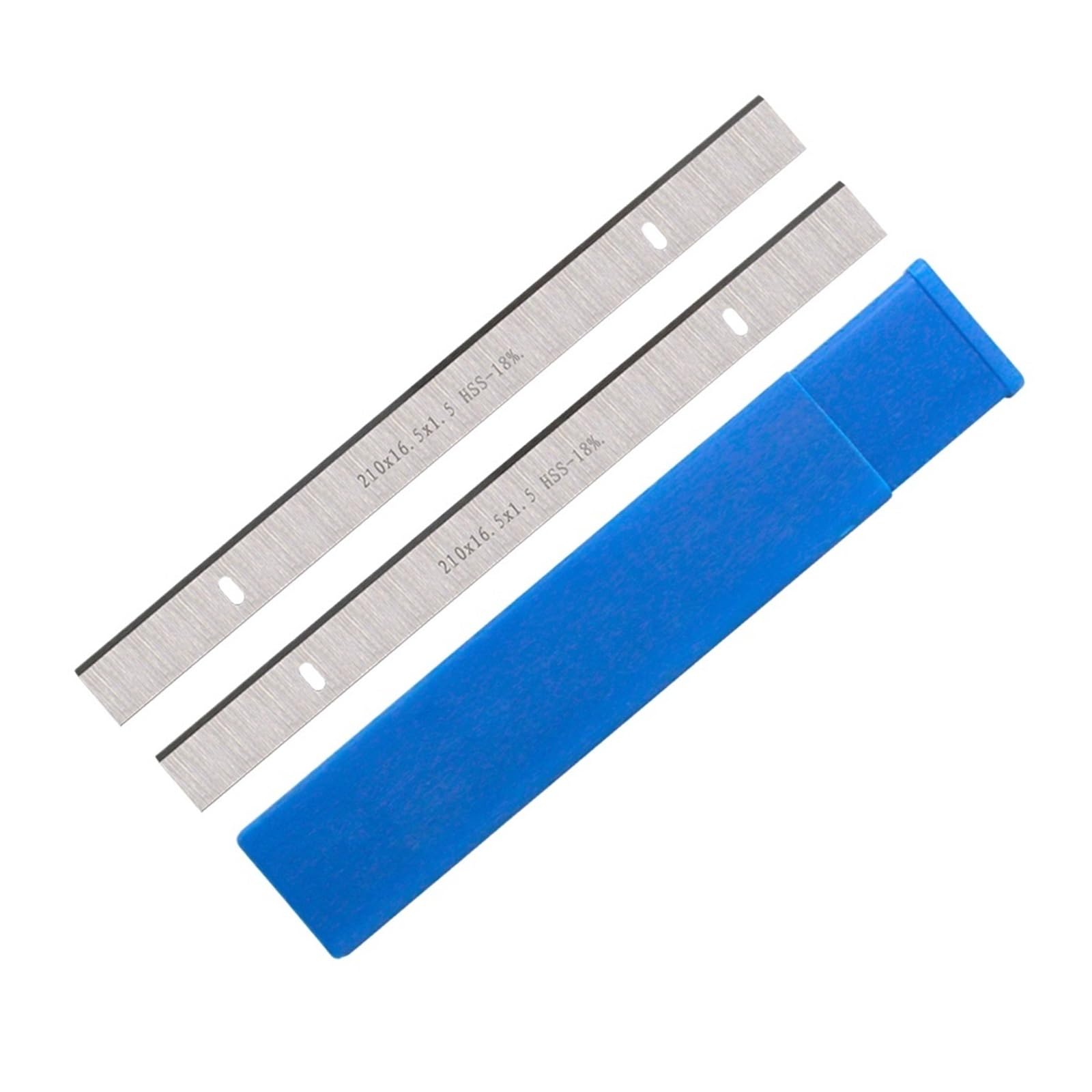 Lames de raboteuse HSS 210 mm (8"), épaisseur 210 x 16,5 x 1,5 mm, couteau à bois, pièces de menuiserie compatibles avec Einhell TC-SP 204, compatible avec ERBAUER