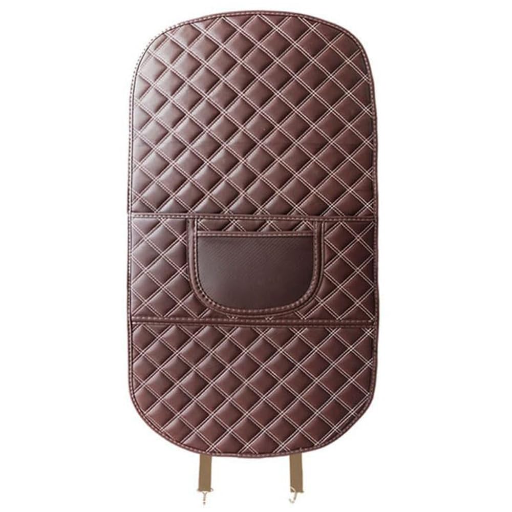 2 Pezzi Copri Schienale Auto per Ford Mondeo, Protezione Sedile Auto Tappetini Impermeabile Protettori di Seggiolini Auto Posteriore, Protezione Sedile Auto,Brown-L