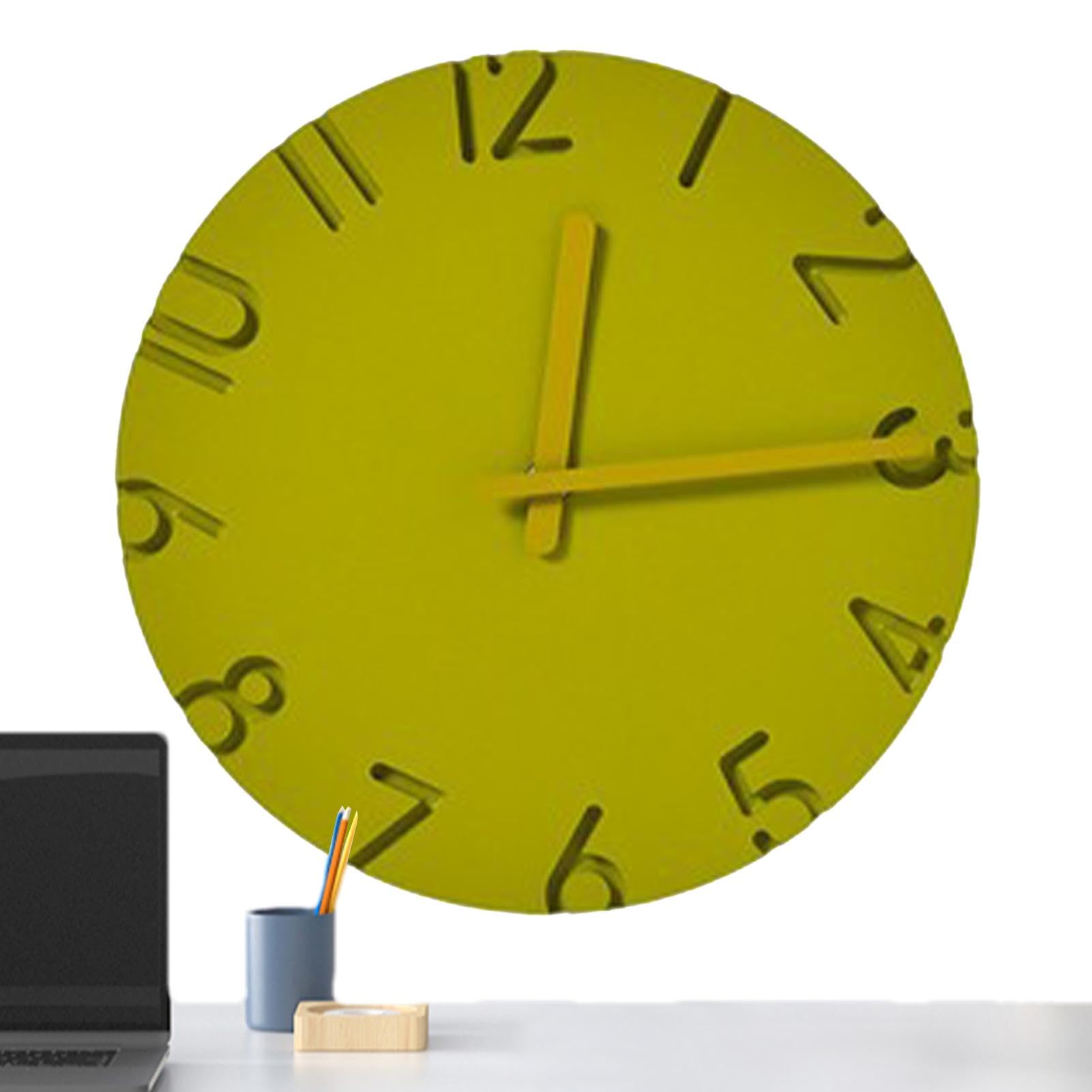 Horloge murale silencieuse 12 pouces sans tic-tac pour chambre