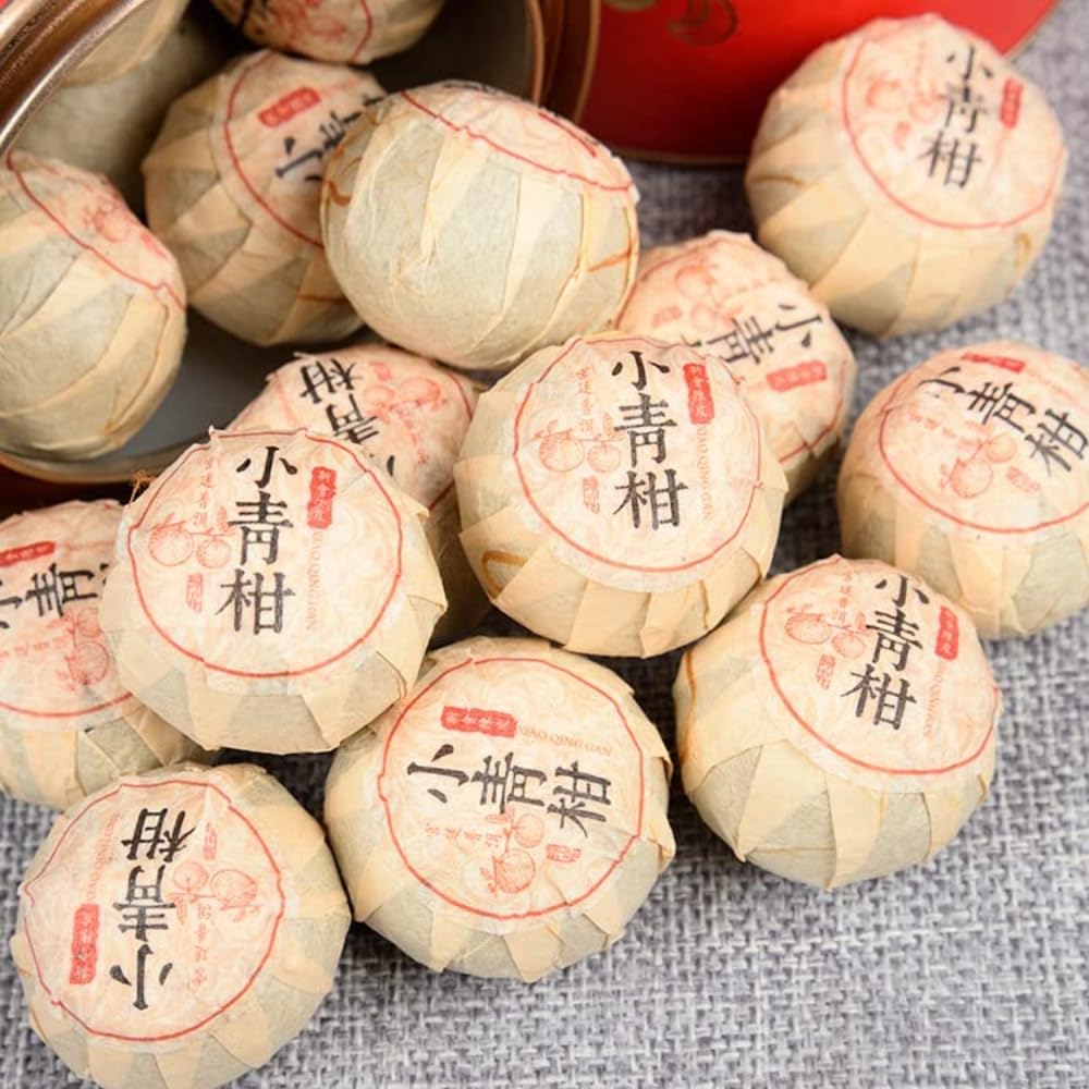 Tè Xiaoqinggan Pu 'e, Combinazione Perfetta Di Mandarino Xinhui E Tè Maturo Menghai Pu' er (250g * 2 Lattine)