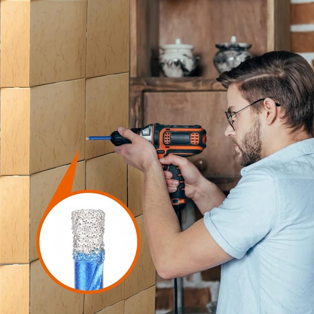 Amazon | Frurdiem 磁器タイル用ドライダイヤモンドコアドリルビット 