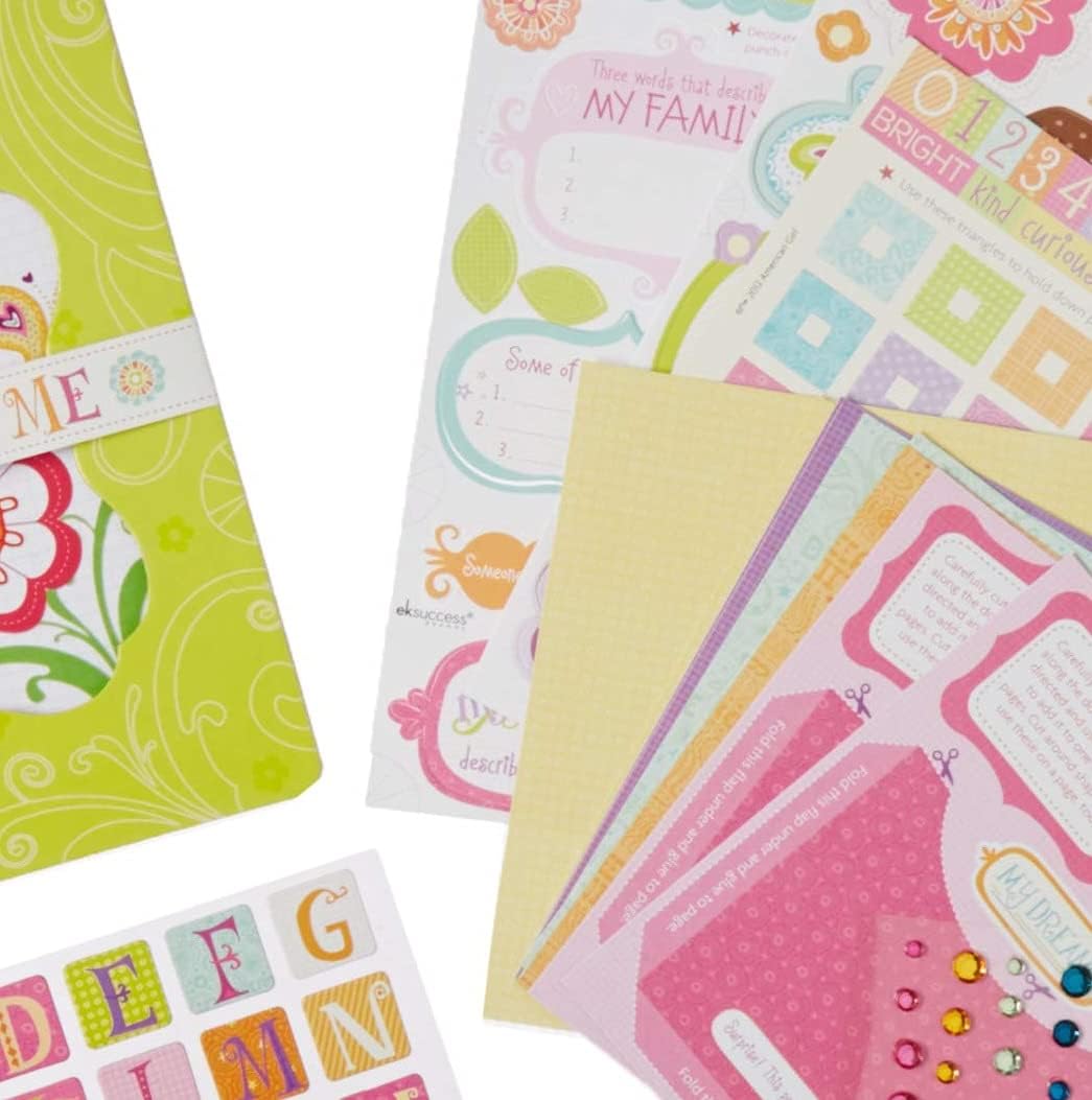 American Girl Crafts Mini Scrapbook Journal Kit for Girls, 266pc : Toys & Games