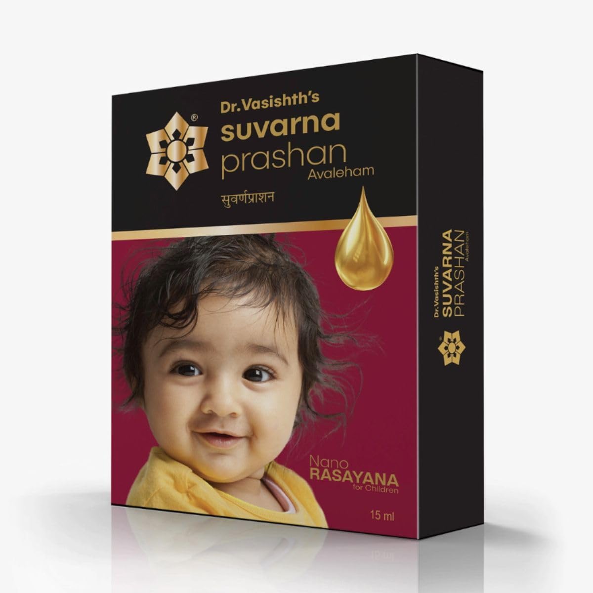Dr. Vasishths Suvarna Prashan Avaleham Natural Formulated with Pure 24CT Gold Suvarnaprashan drop for Children Ayurvedic Immunity Booster for Kids (0-16 Years) (B0CQ8K1CT9) Amazon Price History, Amazon Price Tracker