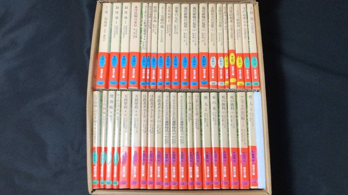 岩波文庫 リクエスト復刊セット 40冊 Amazon.co.jp: 岩波文庫7『'91年春のリクエスト復刊 全40冊揃い』 29点